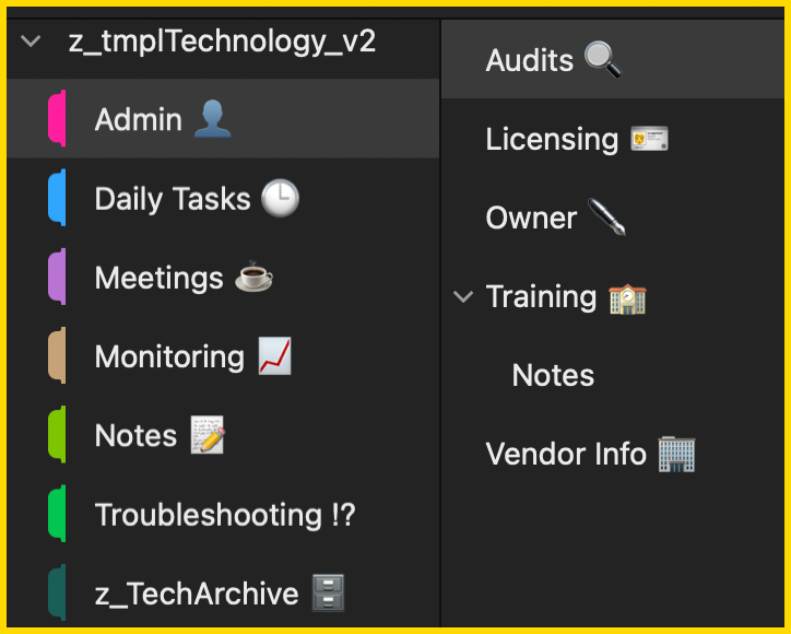 Engineering OneNote Template 2