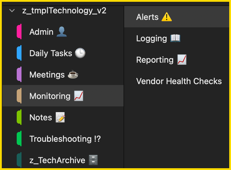 Engineering OneNote Template 2
